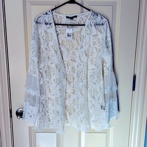 New White Lace Cardigan